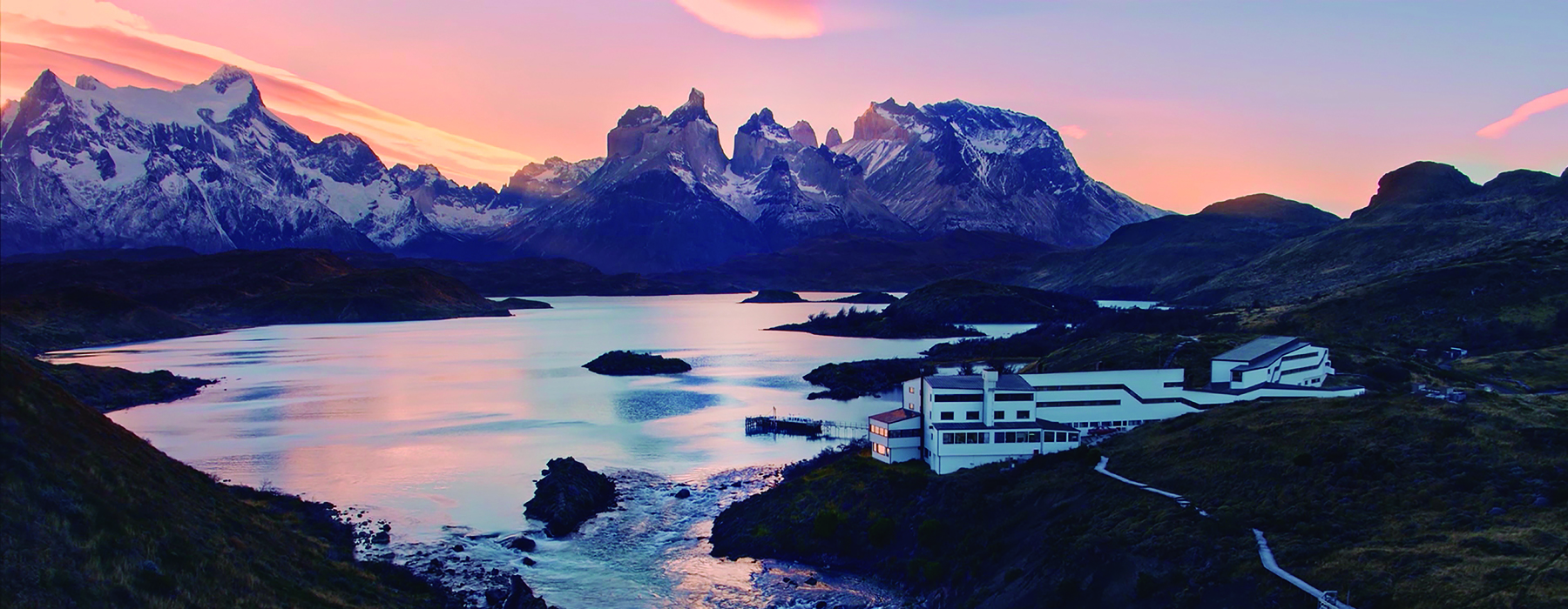 Sunset, Explora Patagonia Lodge, Patagonia, Chile - Atelier South America
