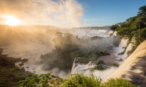 10 Sunrise at Falls, Iguazu Falls - Atelier South America