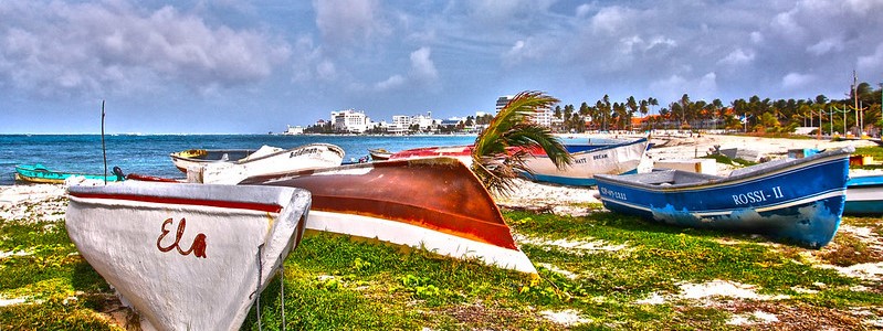 Fishers Boats ©Andres Velez, San Andres Island, Colombia - Atelier South America